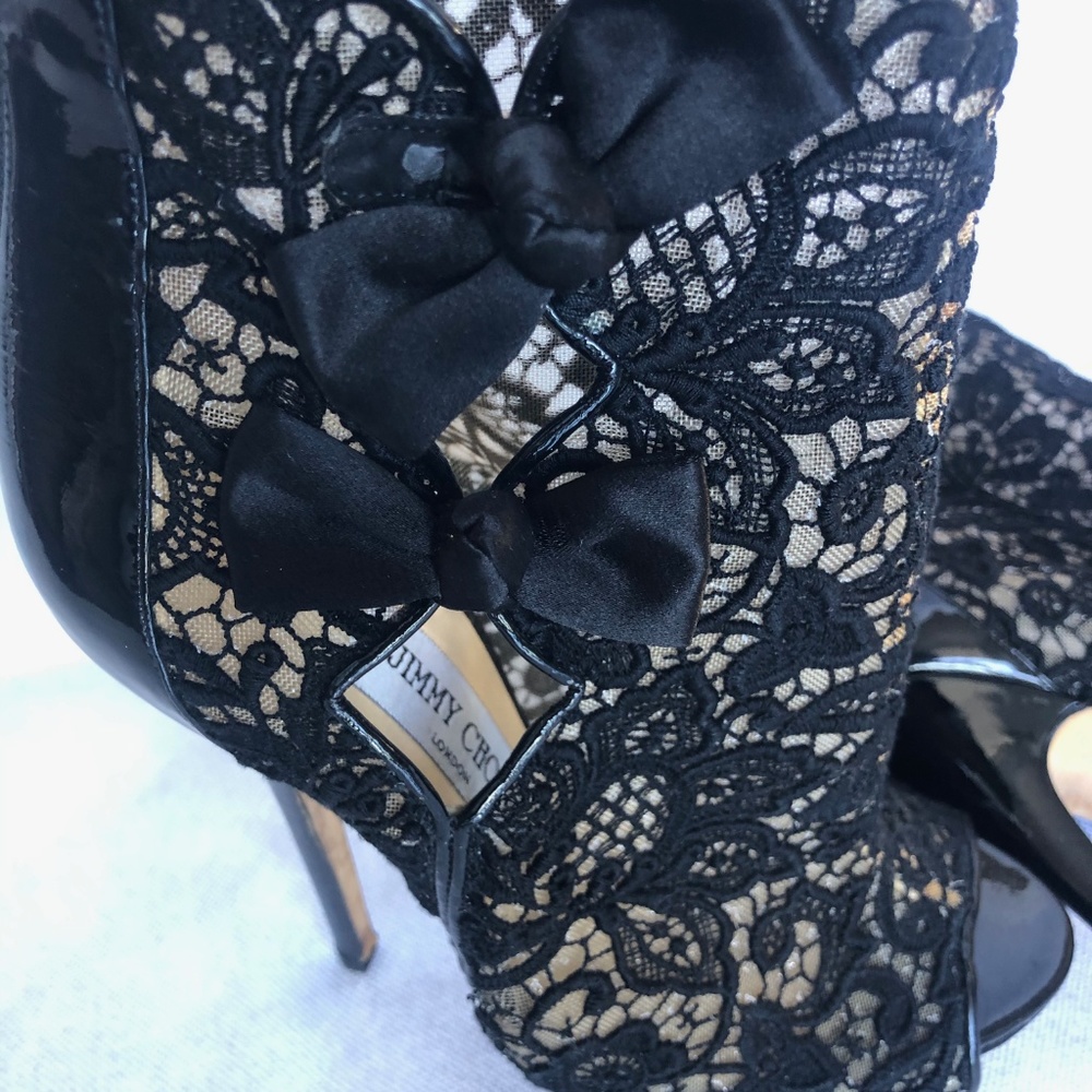 SOLD!! AUTHENTIC JIMMY SHOE ANKLE BOOTS WITH LACE - Picture 5 of 8